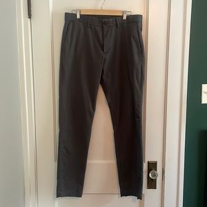 Banana Republic Mens Chinos Dress Pants Slacks Casual Gray Slim Fit
